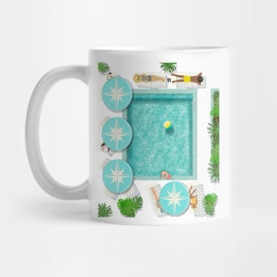 Aqua Mod Motel Pool Mug